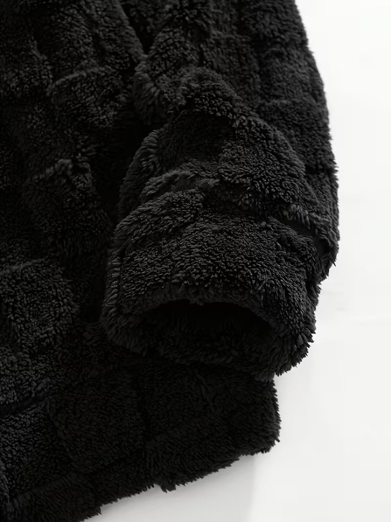 Commisely Color-Block Textured Knitted Sweater – Cream & Mocha